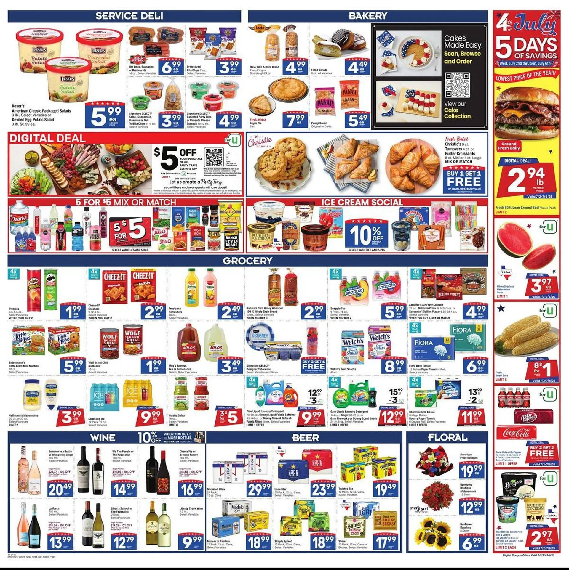 Weekly ad Tom Thumb Weekly Ad from July 2 to July 8 2025 - Page 2
