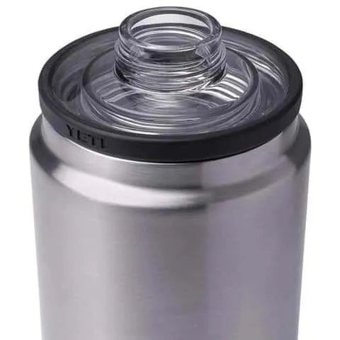 YETI Rambler Silver BPA Free Bottle with Chug Cap