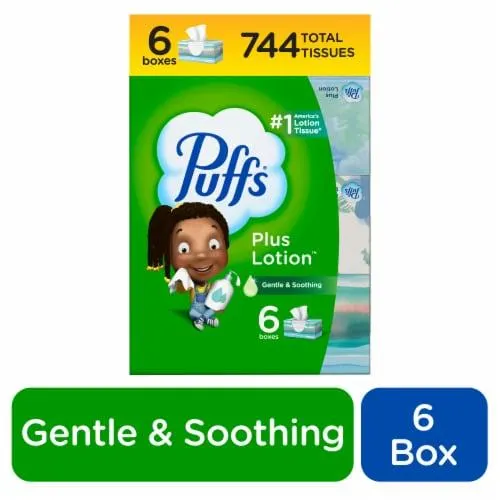 Puffs Plus Lotion Family Facial Tissues