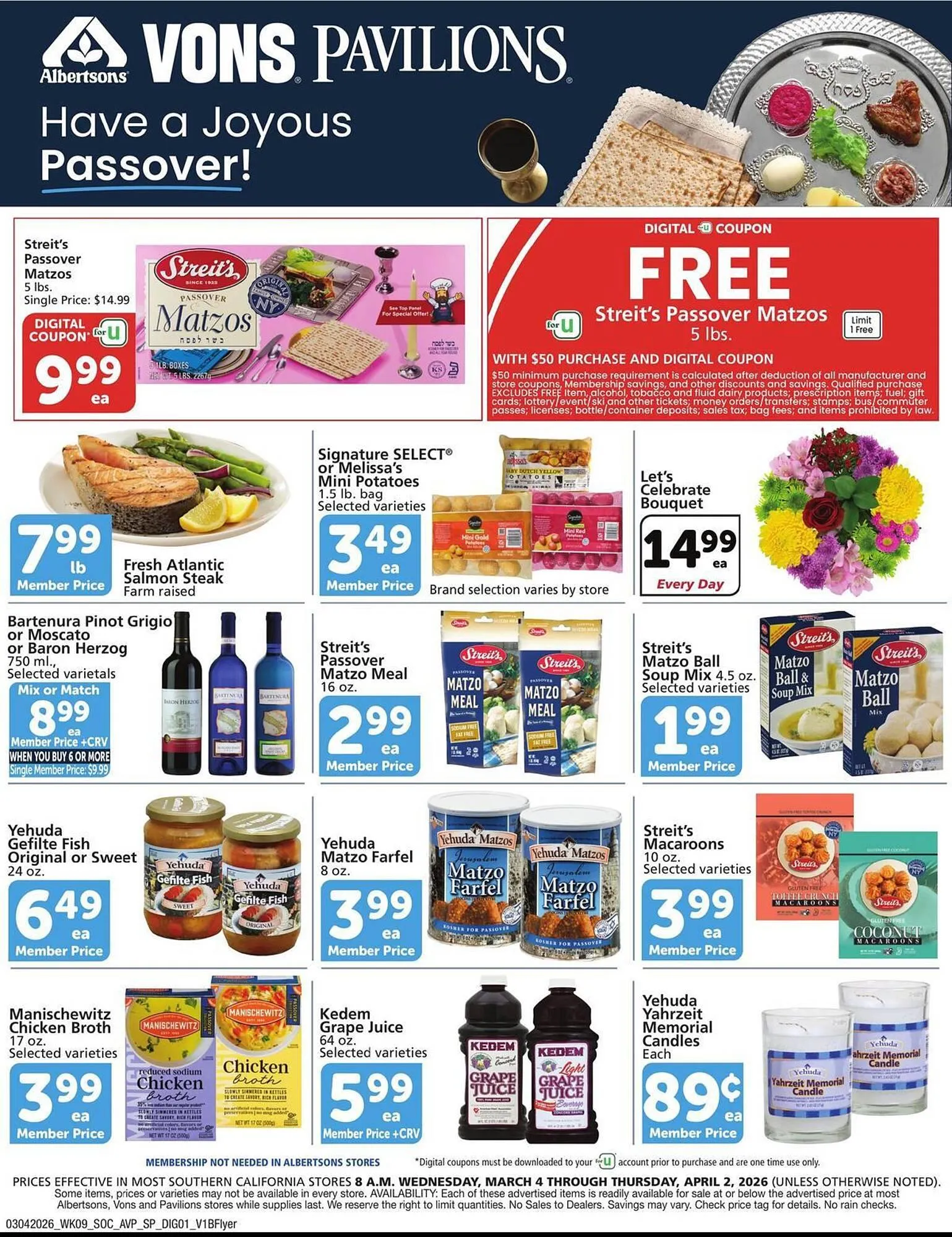 Weekly ad Pavilions weekly ad from March 4 to April 2 2026 - Page 1