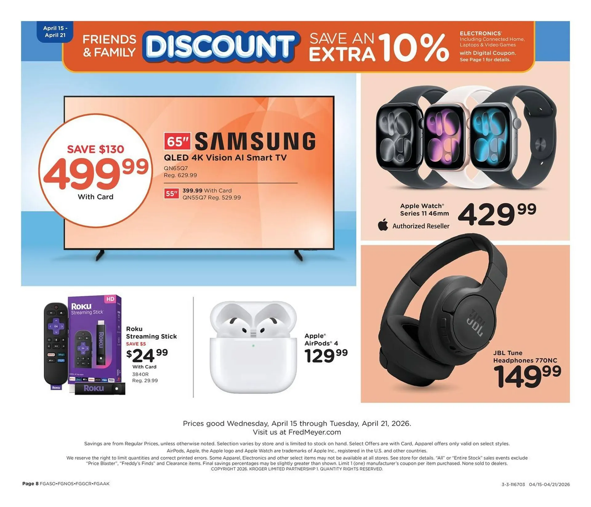 Weekly ad Fred Meyer weekly ad from April 15 to April 21 2026 - Page 8