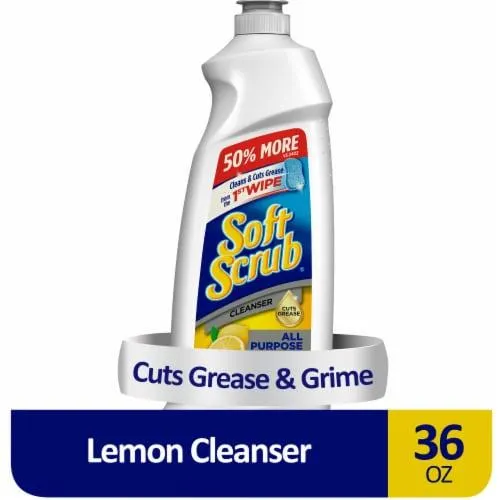 Soft Scrub All Purpose Cleaner and Surface Cleanser Lemon Scent