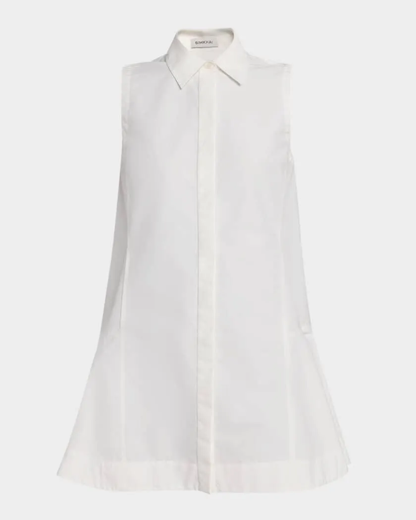 Maggie Pleated Shirtdress