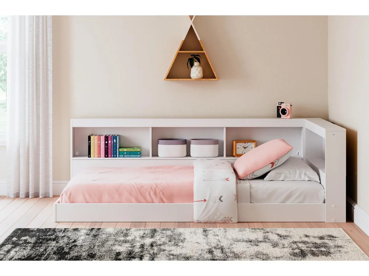 Piperton Twin Bookcase Storage Bed