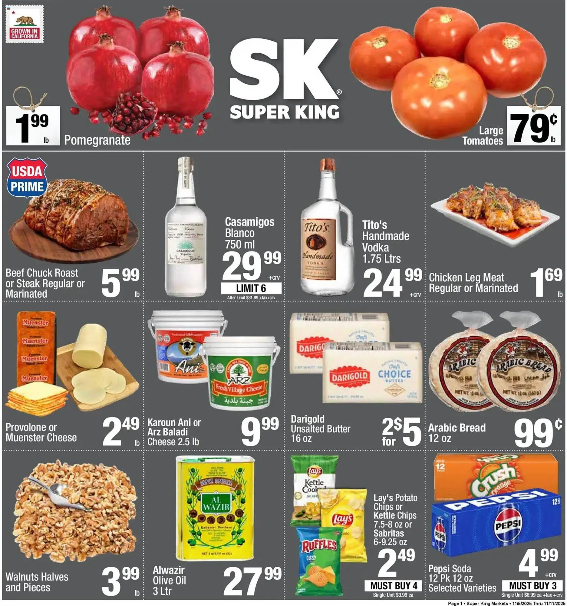 Weekly ad Super King Markets weekly ad from November 5 to November 12 2025 - Page 1