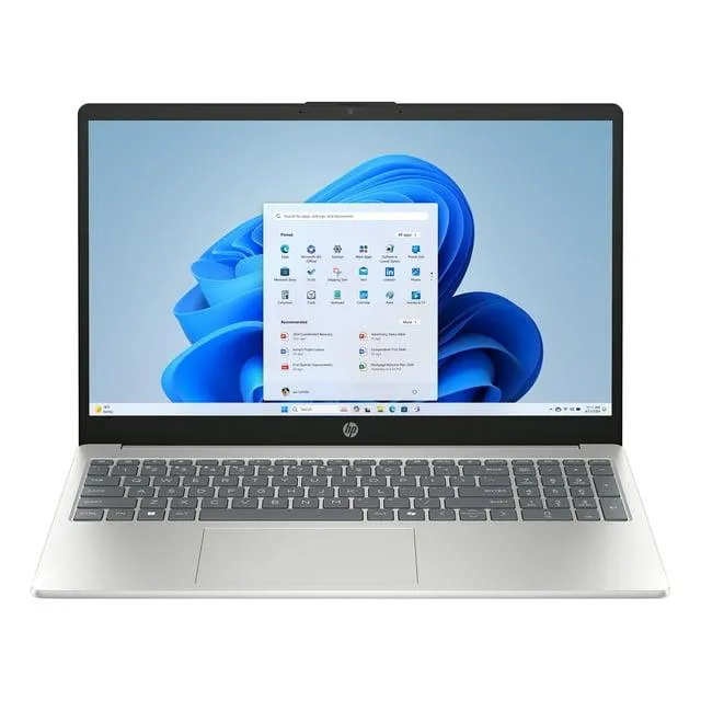 HP 15.6 inch Windows Touch Laptop Intel Core i5-1334U 8GB RAM 512GB SSD Natural Silver
