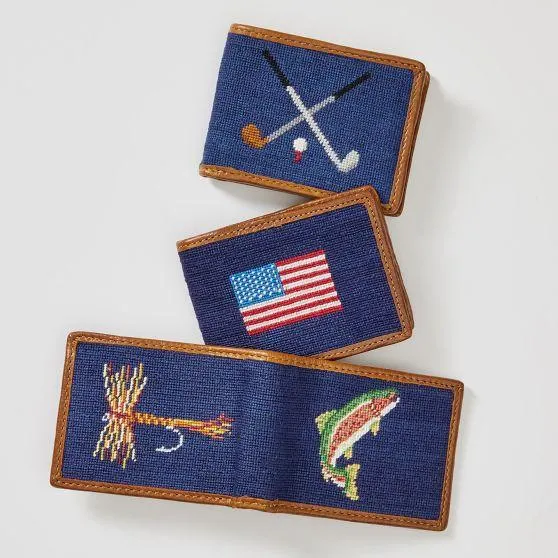 Smathers & Branson Needlepoint Wallet