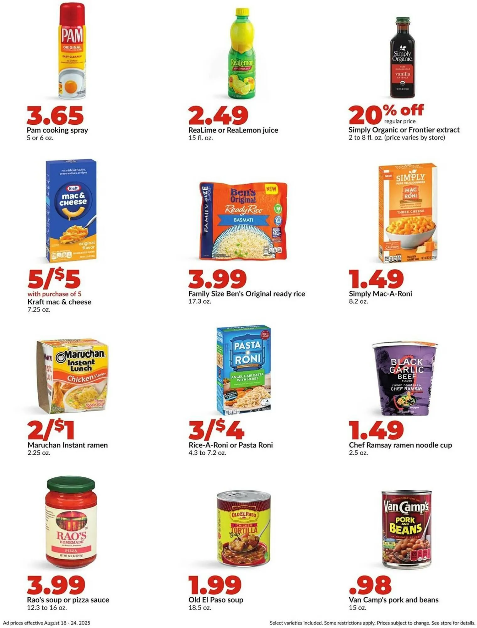 Weekly ad Hy-Vee Weekly Ad from August 18 to August 24 2025 - Page 22