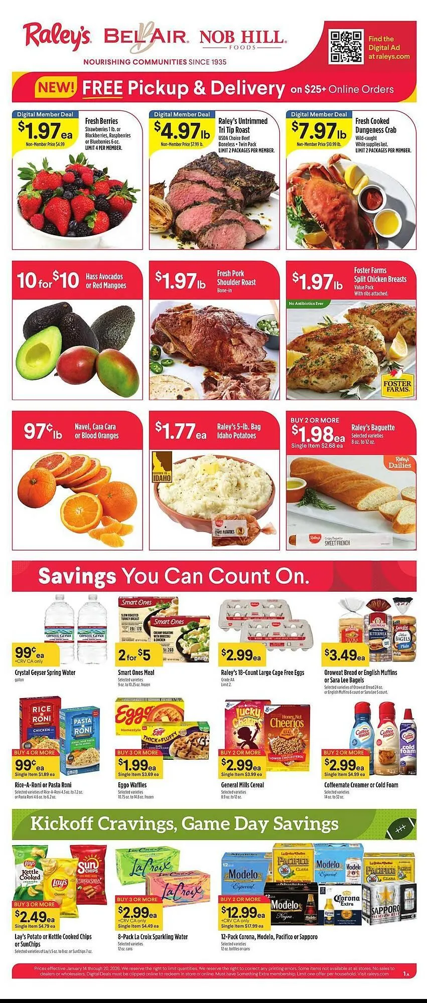 Weekly ad Nob Hill weekly ad from January 14 to January 20 2026 - Page 1