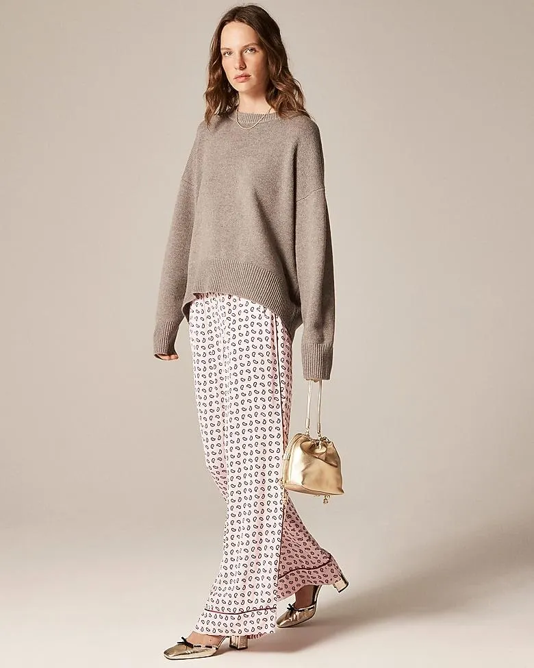 Cosmo cuffed pant in paisley print