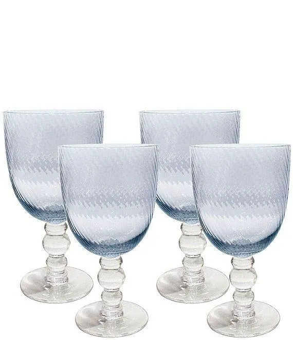 French Swirl All Purpose Glass, Set of 4
