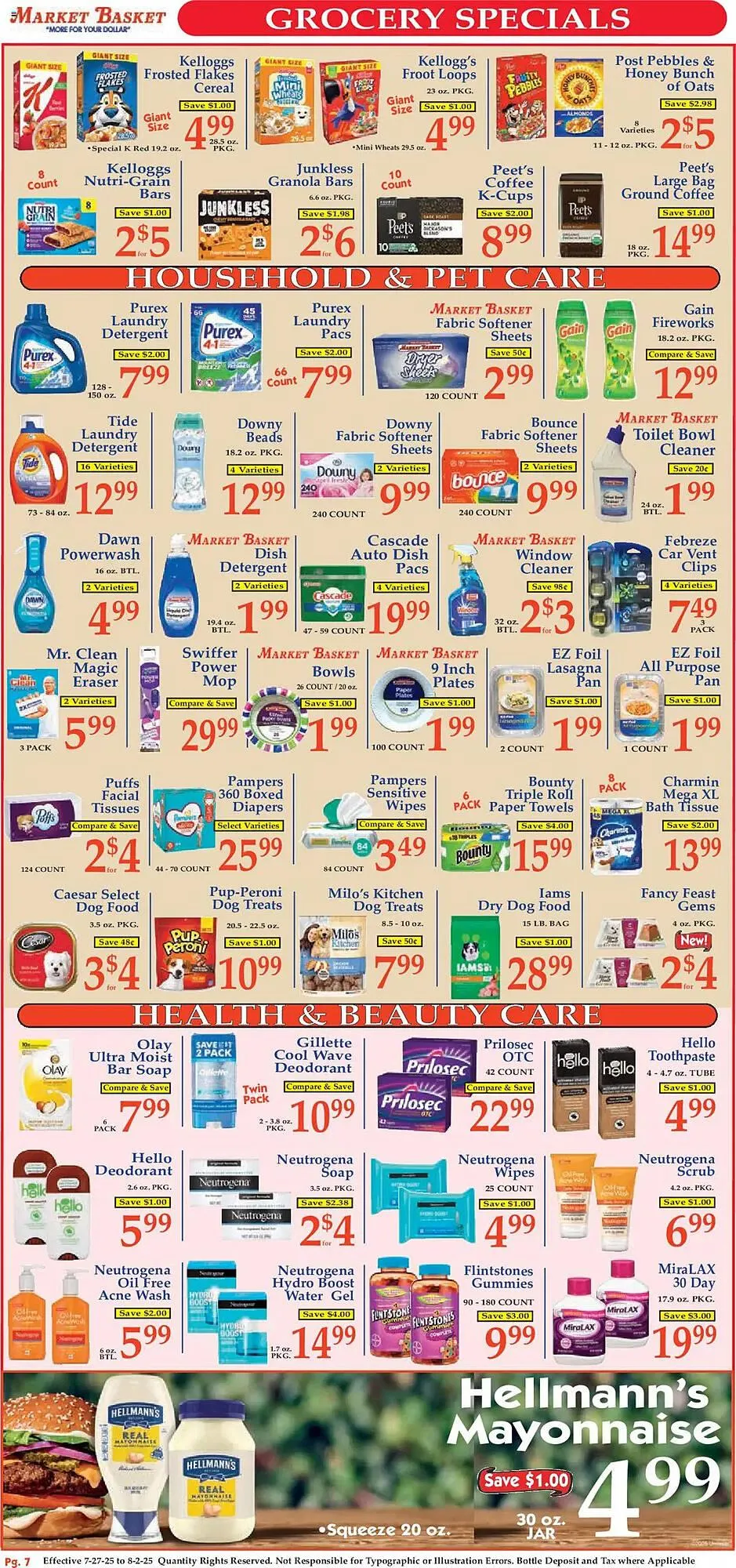 Weekly ad Market Basket Weekly Ad from July 27 to August 3 2025 - Page 7