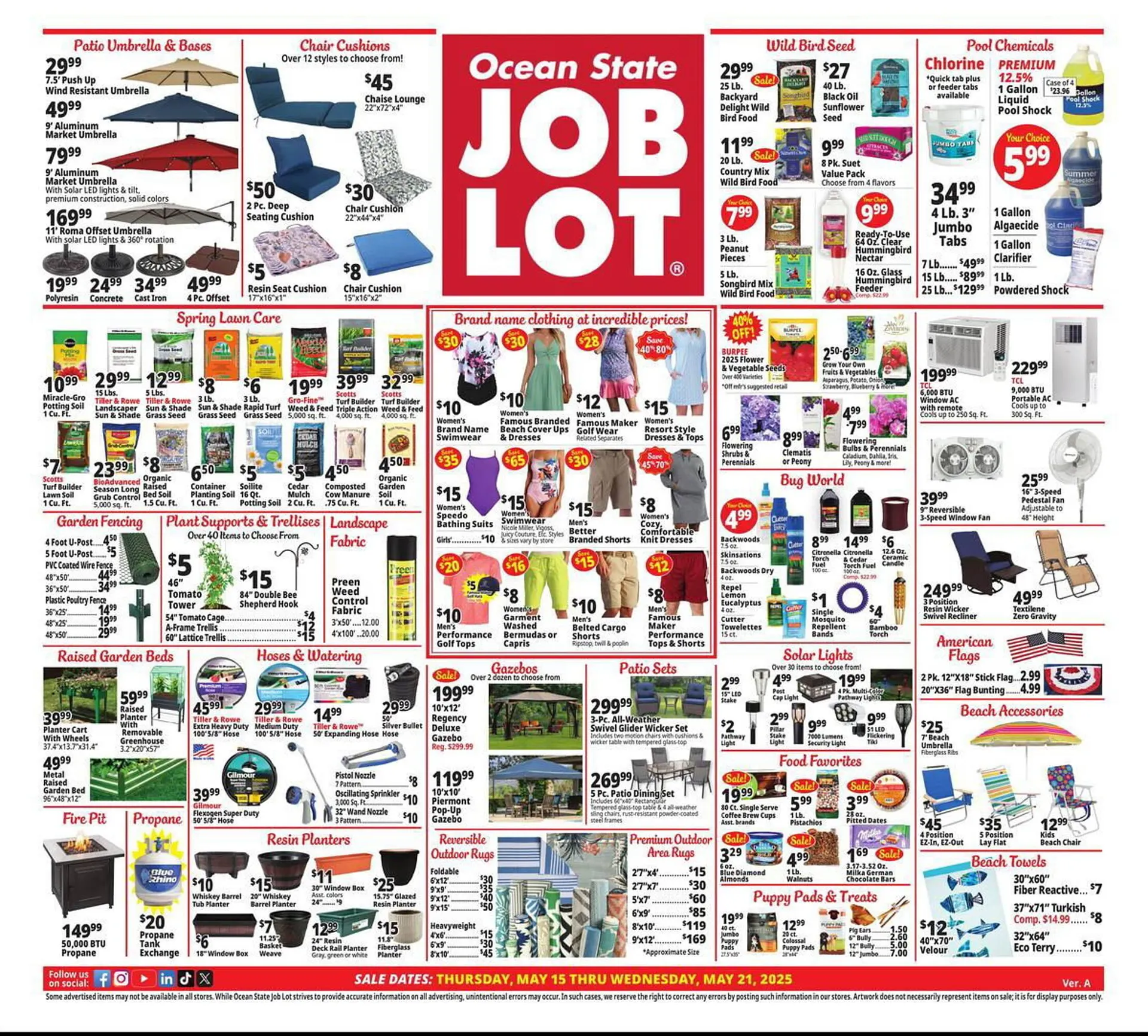 Weekly ad Ocean State Job Lot Weekly Ad from May 15 to May 21 2025 - Page 1