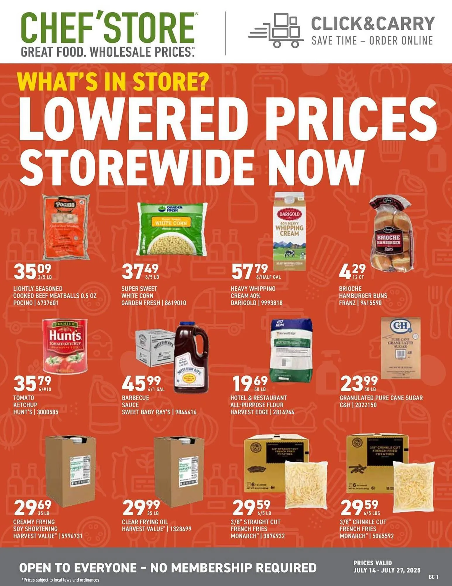 US Foods Chefs Store Weekly Ad - 1