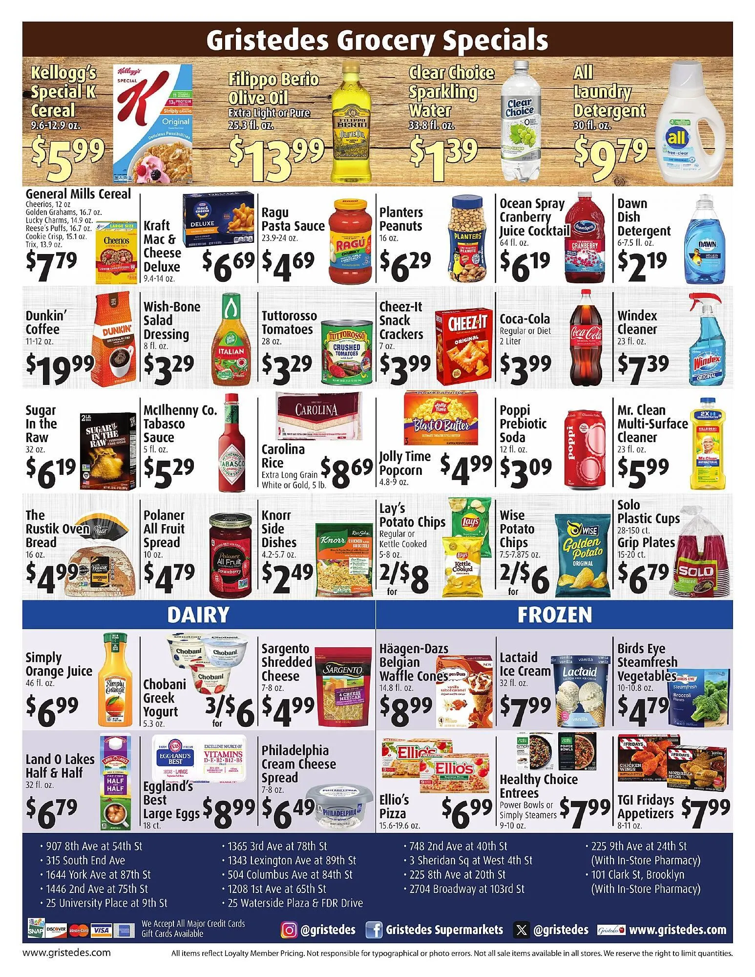 Weekly ad Gristedes circular from February 27 to March 5 2026 - Page 1