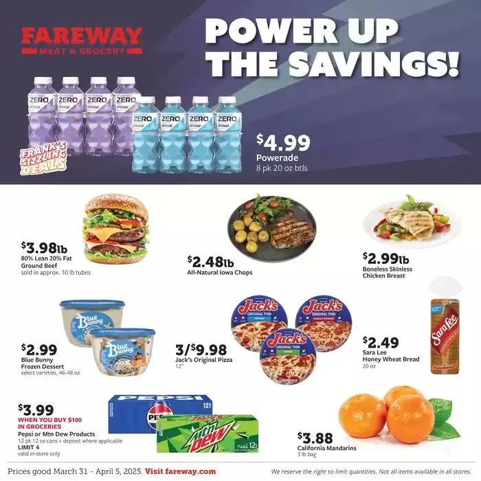 Weekly ad Fareway weekly ad from March 31 to April 5 2025 - Page 1
