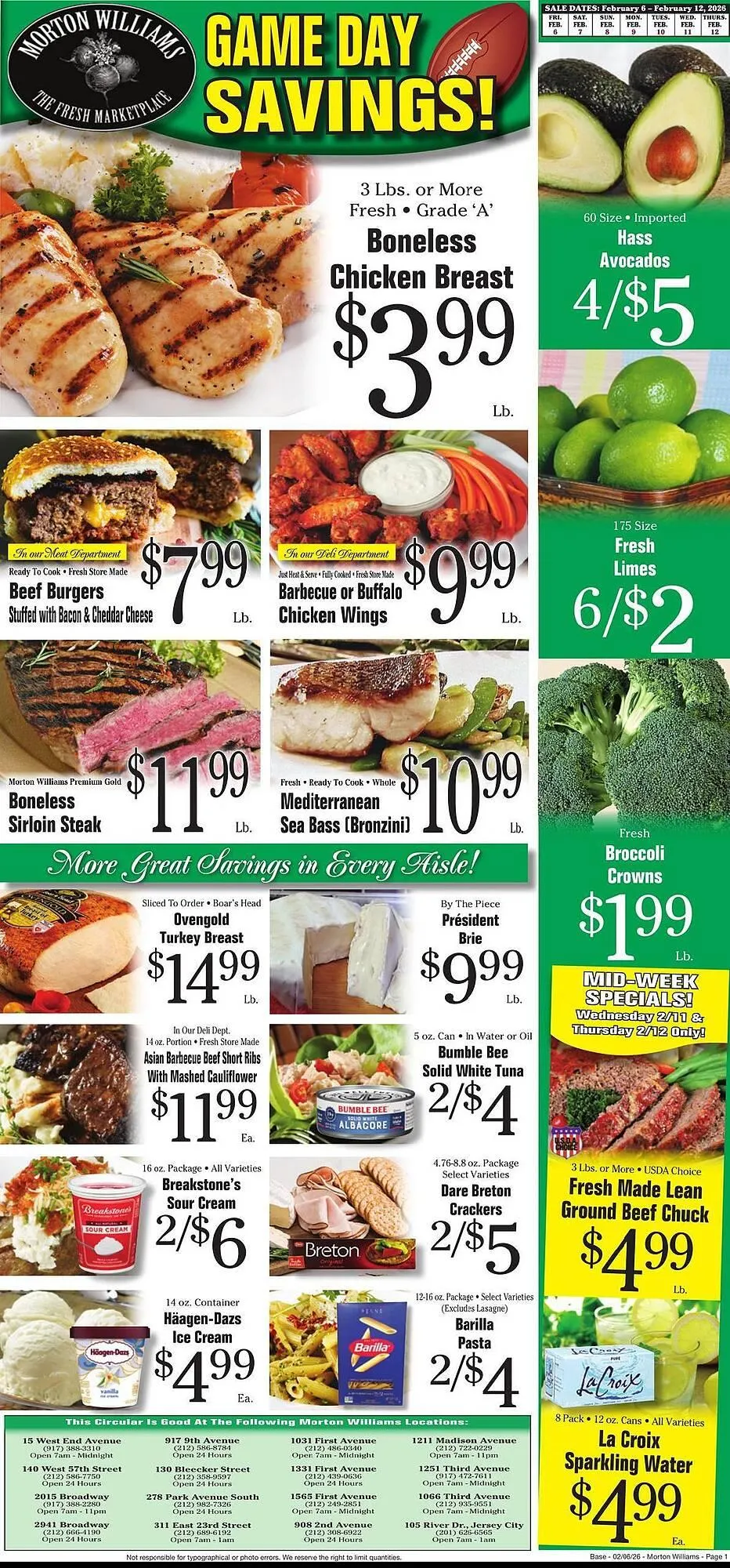 Morton Williams weekly ad - 1