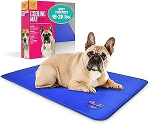 Arf Pets Cooling Mat for Dogs - Gel Self-Cooling Pad for Beds, Kennels & Crates | Durable, Non-Toxic, Pressure-Activated Relief | No Water, Electricity, Batteries or Refrigeration Needed, 20" x 30"