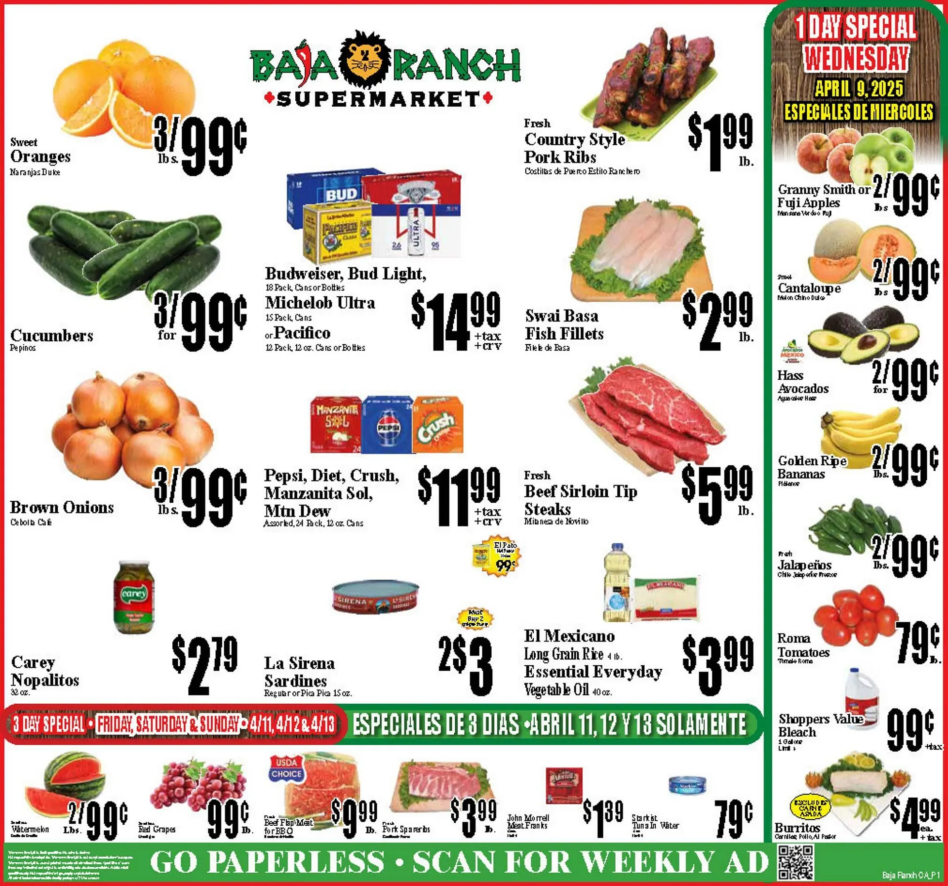 Baja Ranch Weekly Ad - 1