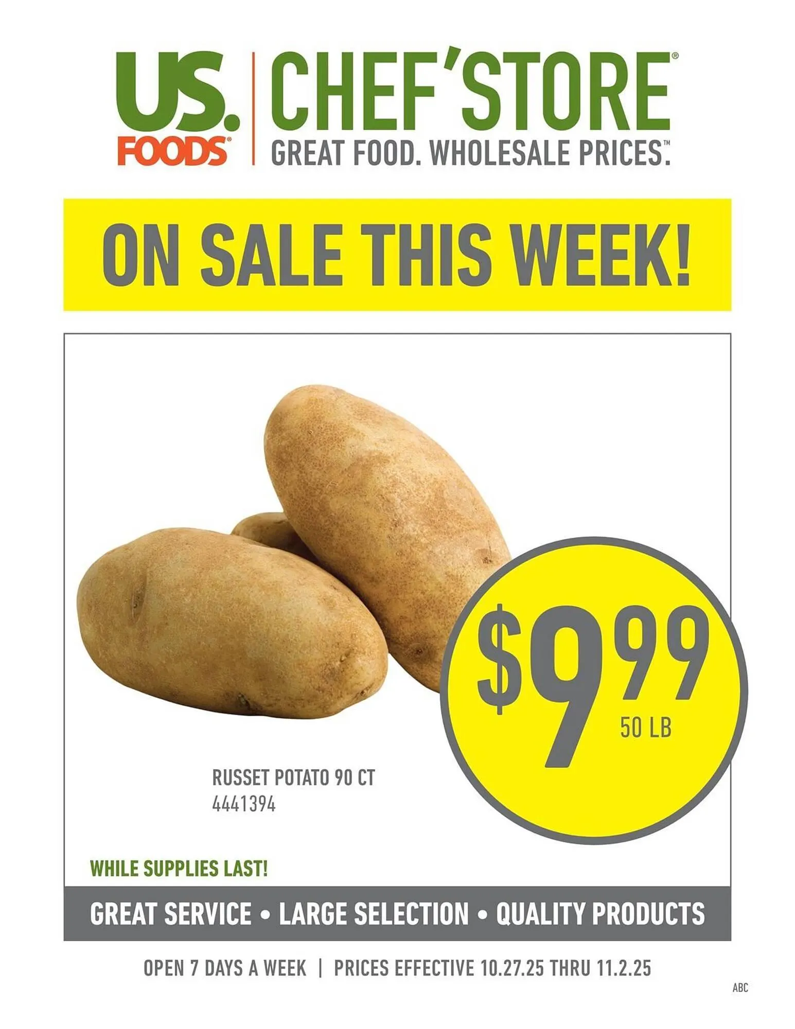 Weekly ad US Foods Chef's Store weekly ad from October 27 to November 2 2025 - Page 2