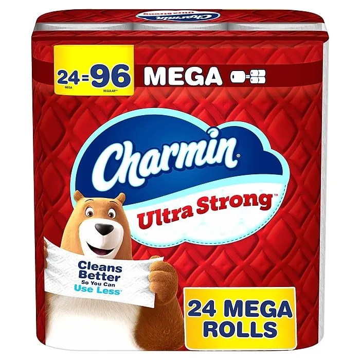 Charmin Ultra Strong Mega Toilet Paper,