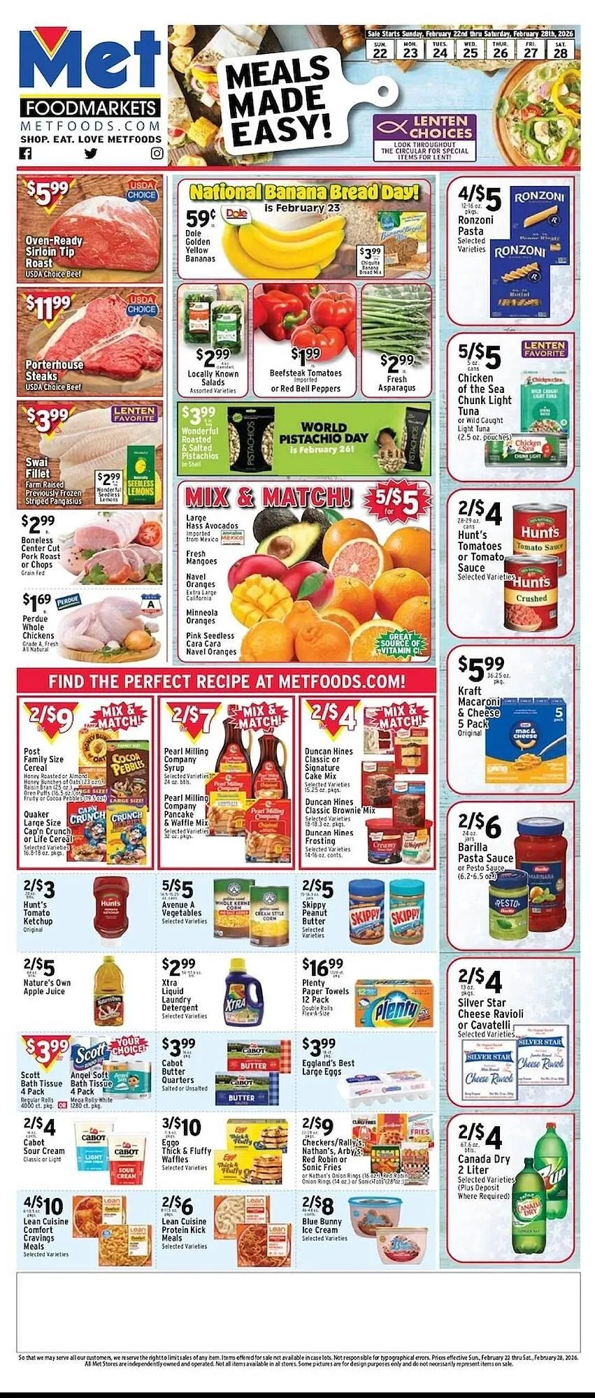 Weekly ad Met Foodmarkets weekly ad from February 22 to February 28 2026 - Page 1