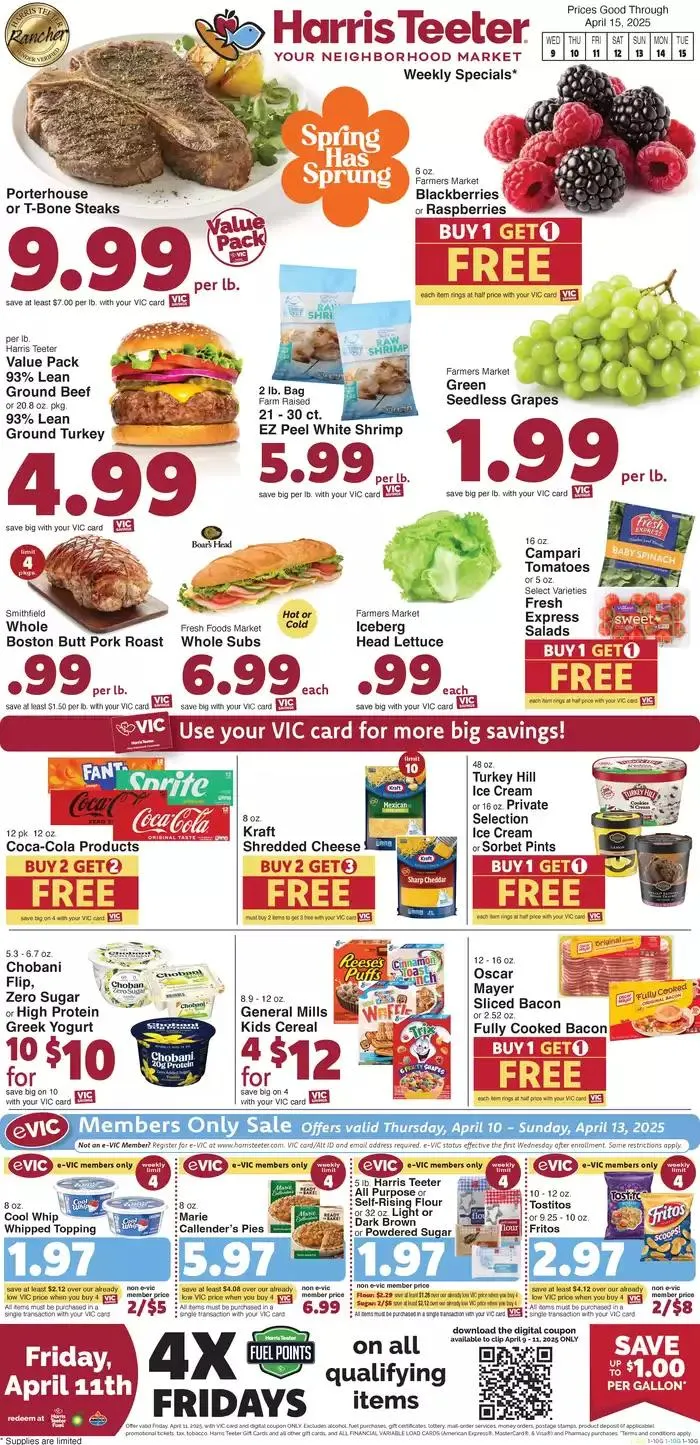 Weekly ad Discounts and promotions from April 9 to April 15 2025 - Page 1