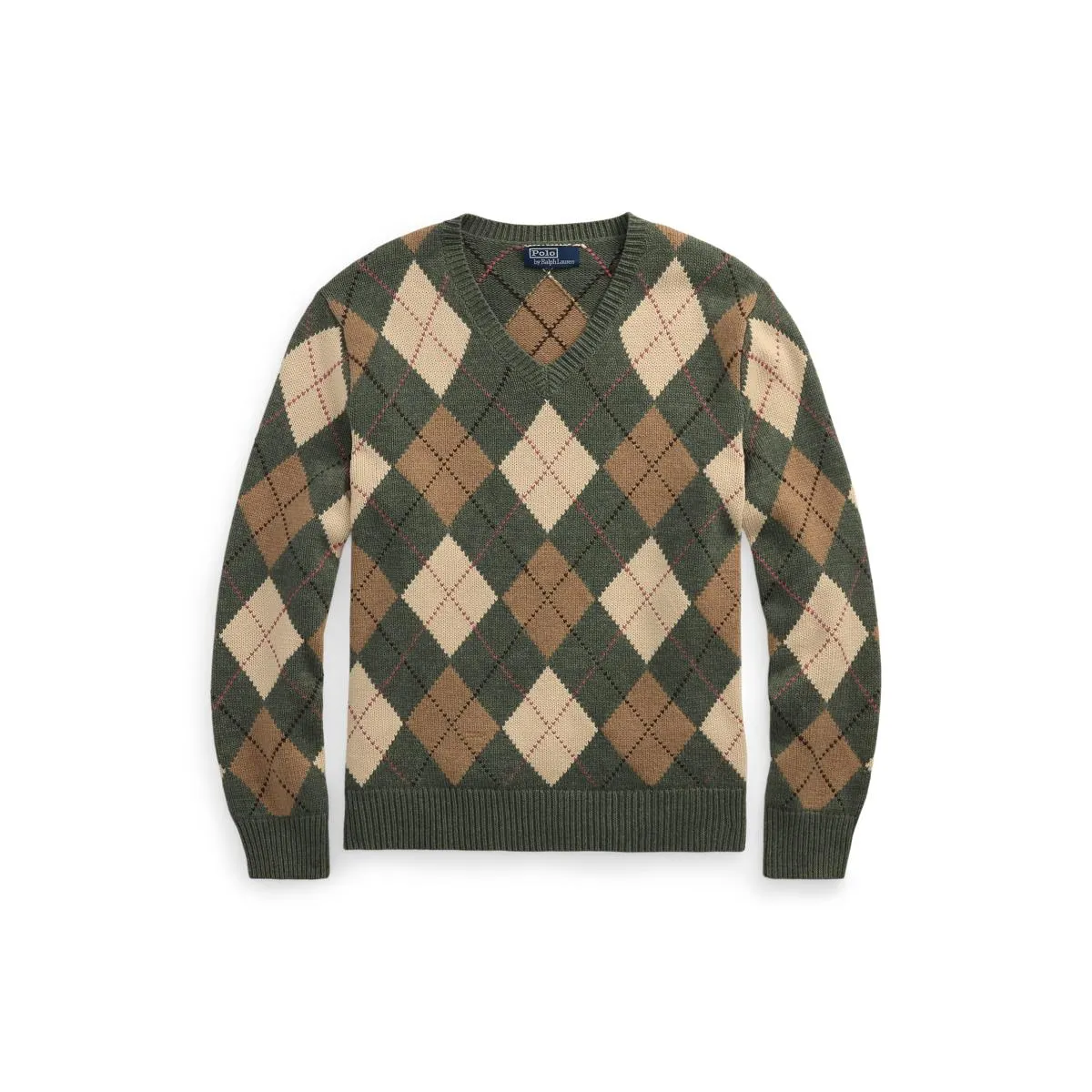 Argyle Cotton-Wool Sweater