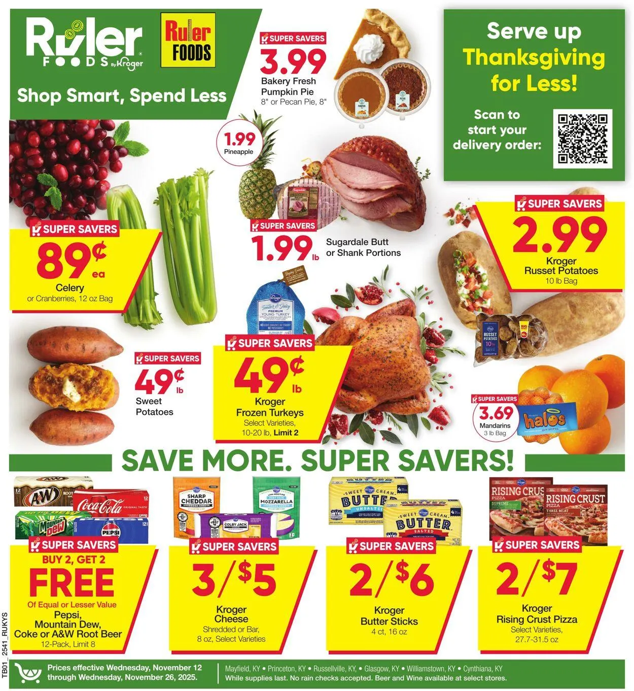 Weekly ad Ruler Foods Current weekly ad from November 12 to November 26 2025 - Page 1