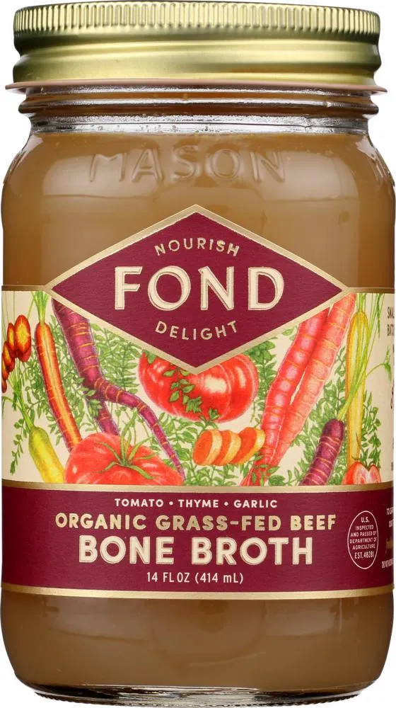 Fond Bone Broth Tomato Beef 14 oz
