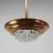 Vintage French Pendant Lamp, 1940s