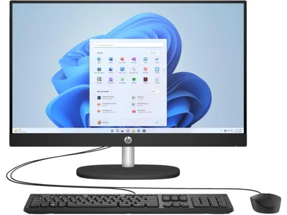 HP 23.8 inch All-in-One 24-cr1085t PC, 23.8", Windows 11 Home, Intel® Core™ Ultra 7, 16GB RAM, 1TB SSD