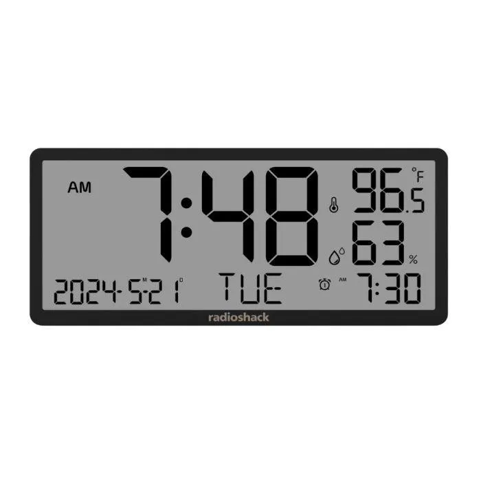 RadioShack Extra Large 14" Digital Table Clock 6301714