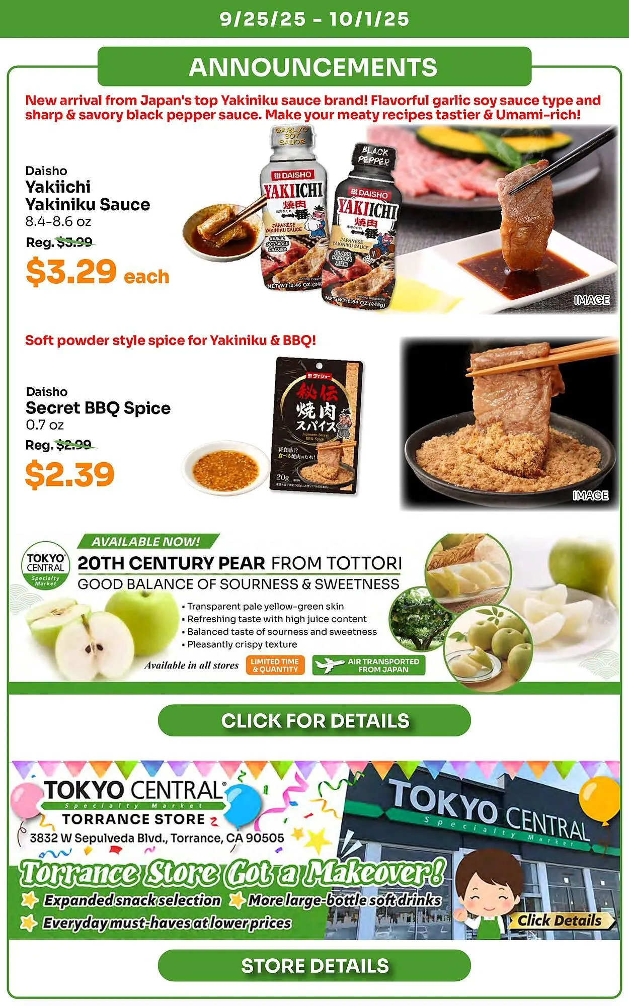 Weekly ad Tokyo Central Specialty Market weekly ad from September 25 to October 1 2025 - Page 6