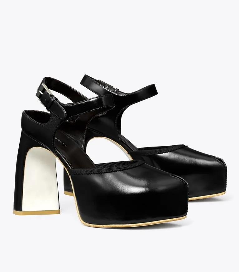 PEEP-TOE PLATFORM SANDAL