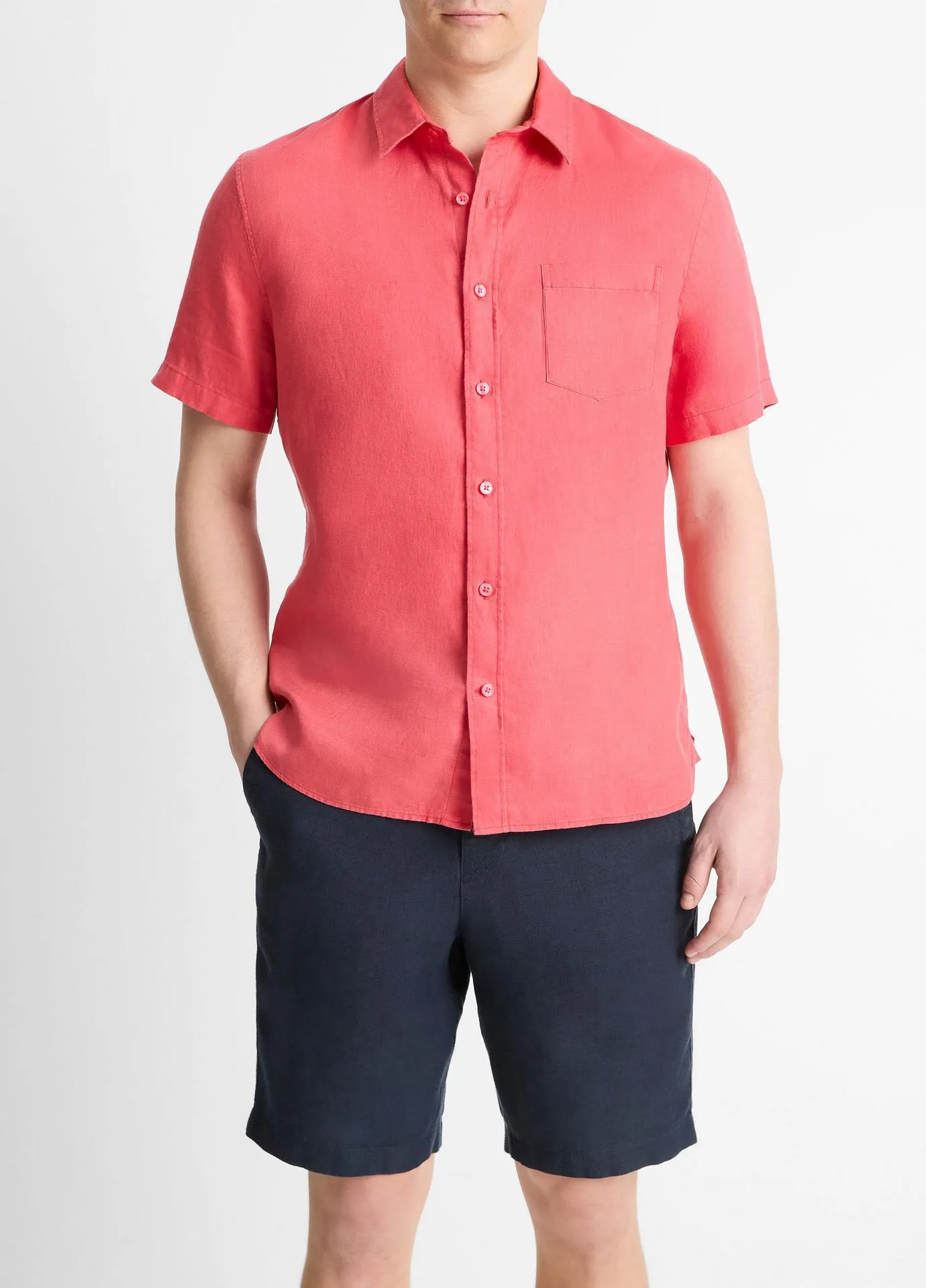 Linen Short-Sleeve Shirt