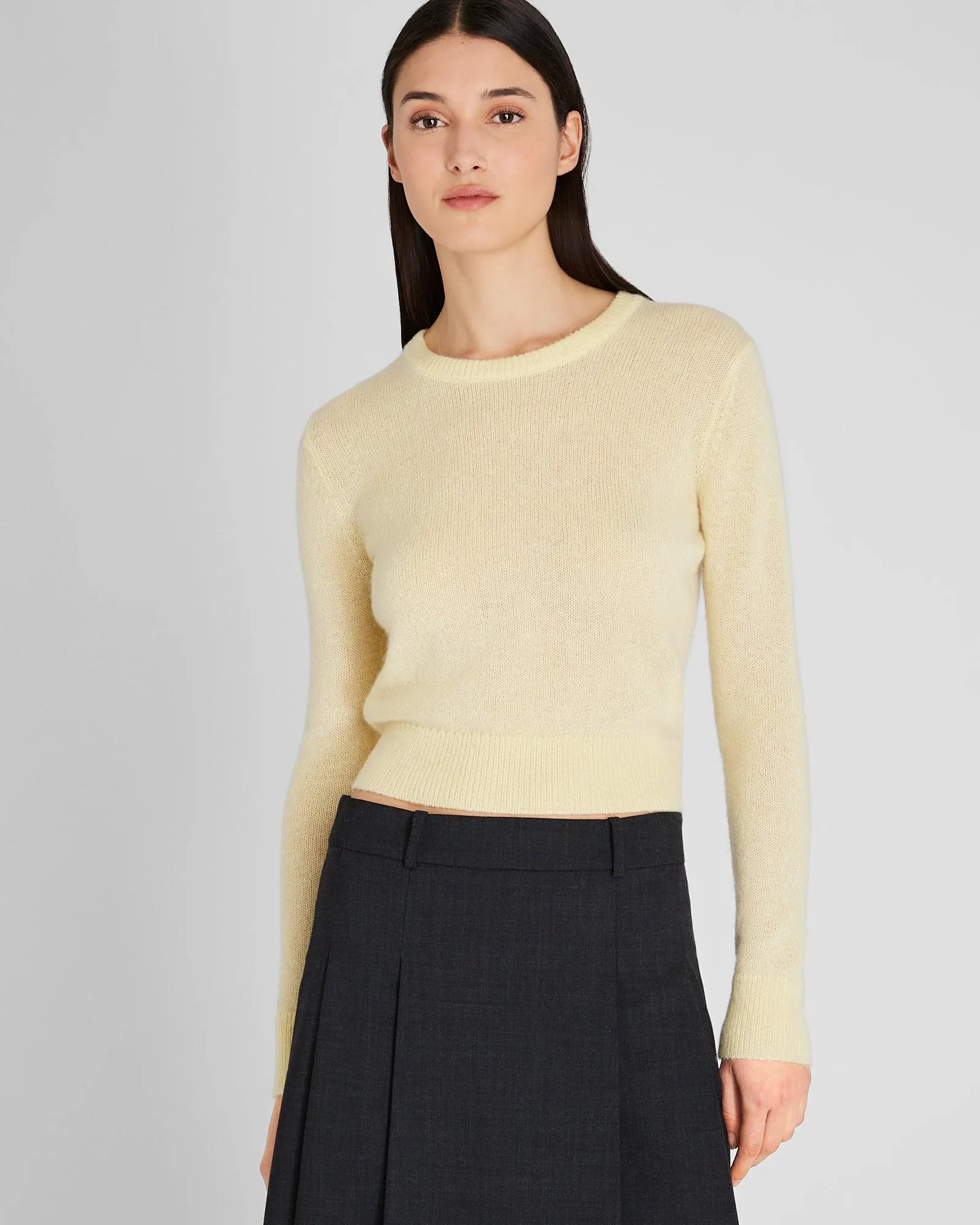 Mohair Blend Crewneck Sweater