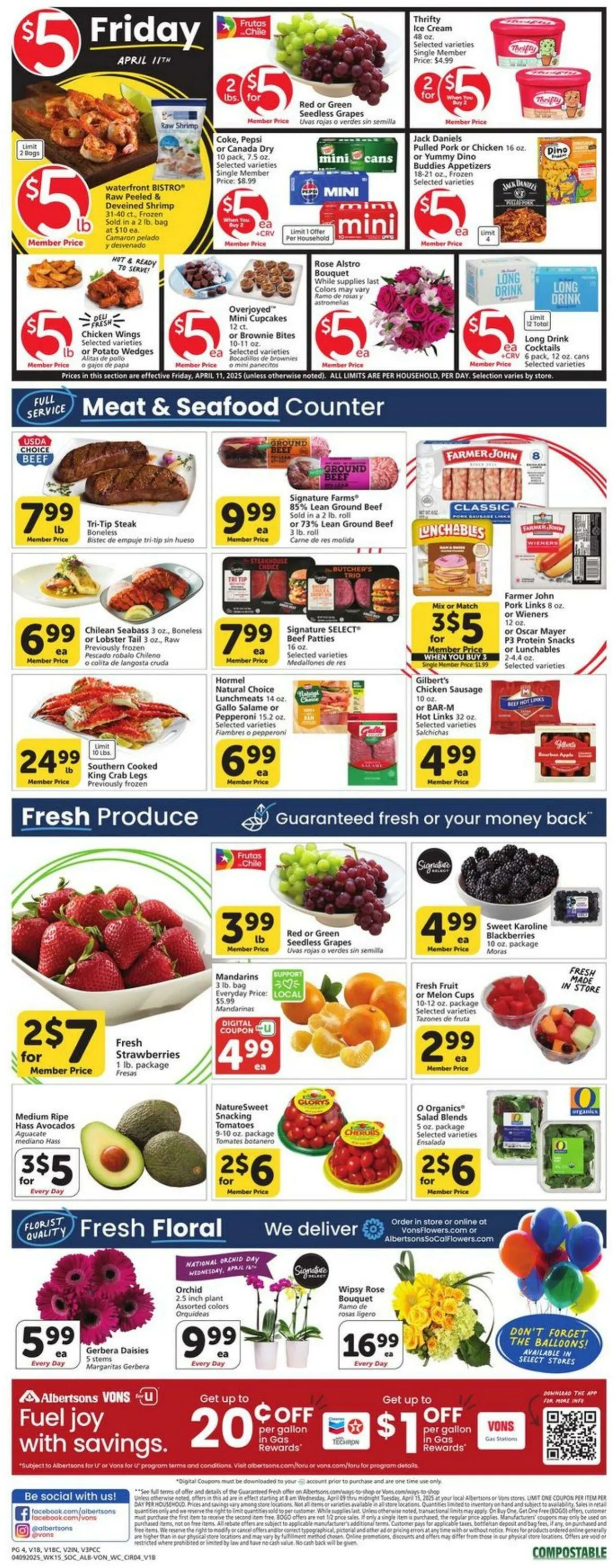 Catálogo de Vons Current weekly ad 9 de abril al 15 de abril 2025 - Página 3