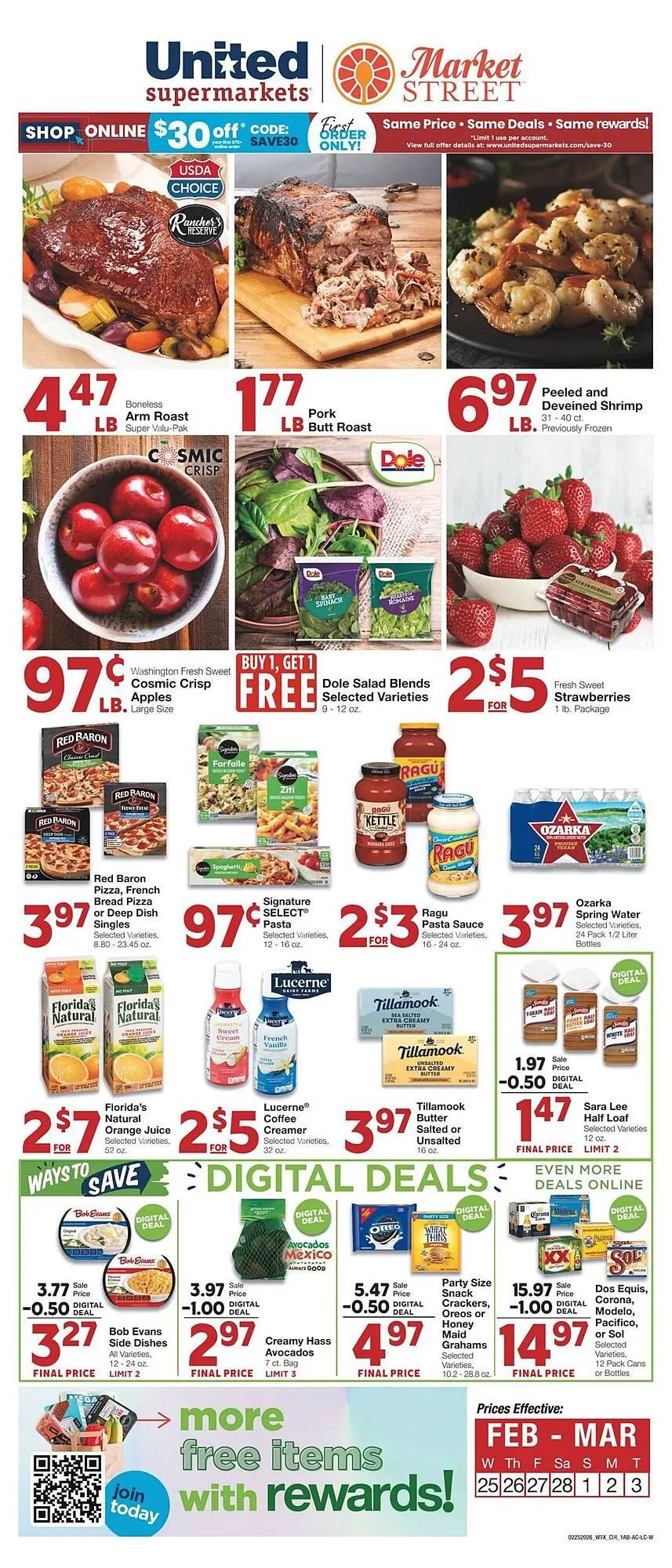 Weekly ad Market Street weekly ad from February 25 to March 3 2026 - Page 1