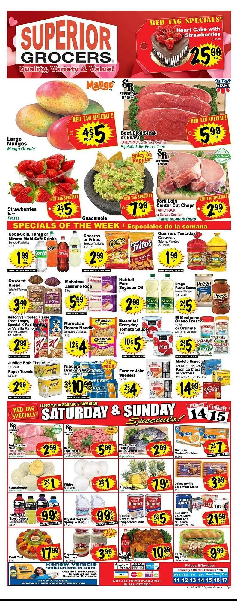 Superior Grocers weekly ad - 1