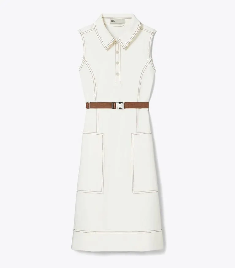 PICK STITCH GOLF DRESS