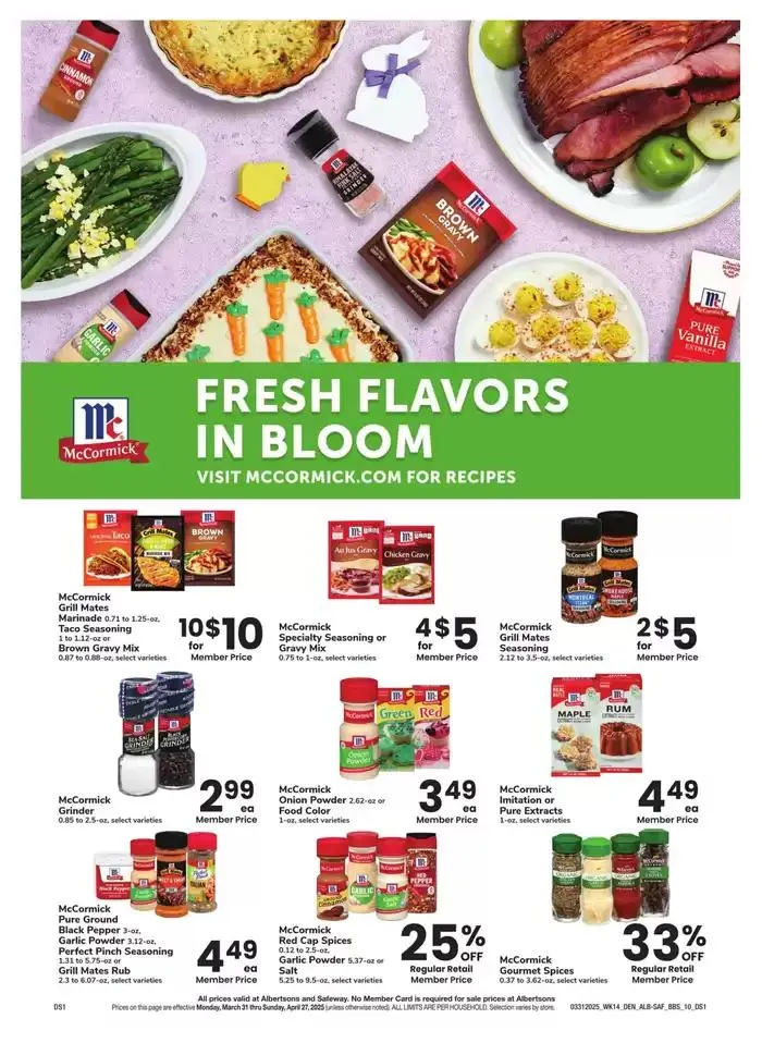 Weekly ad  Albertsons - Denver - BBS from March 31 to April 27 2025 - Page 10