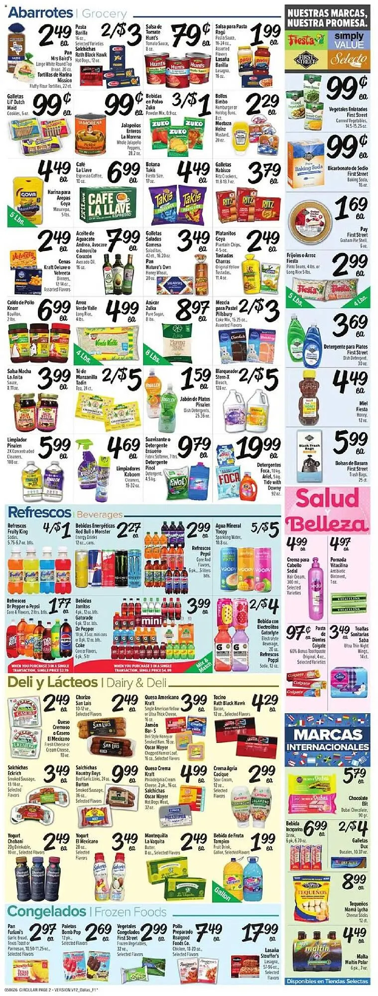 Weekly promotion Fiesta Mart weekly ad spanning from May 6 to May 13 2026 - Page 2 for Catalogue 365