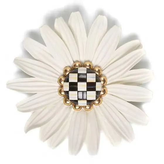Courtly Check Medium Daisy Wall Decor