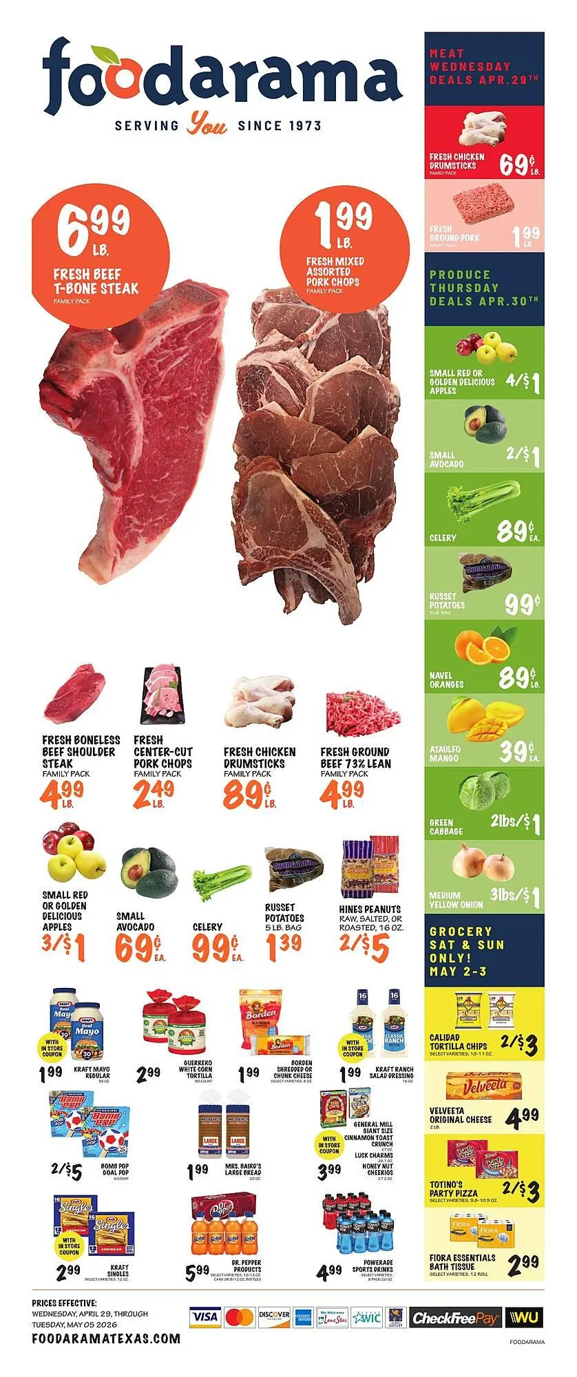 Weekly ad Foodarama weekly ad from April 29 to May 5 2026 - Page 1