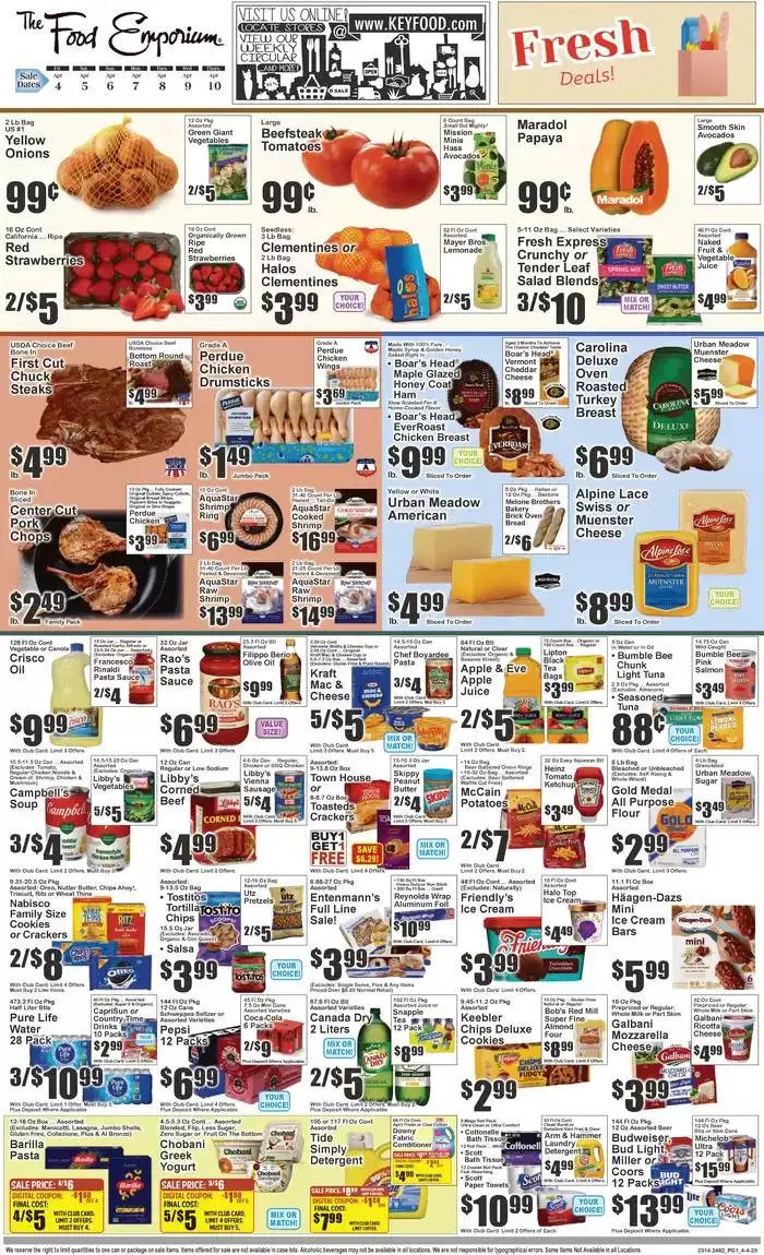 Weekly ad Discover attractive offers from April 4 to April 10 2025 - Page 1