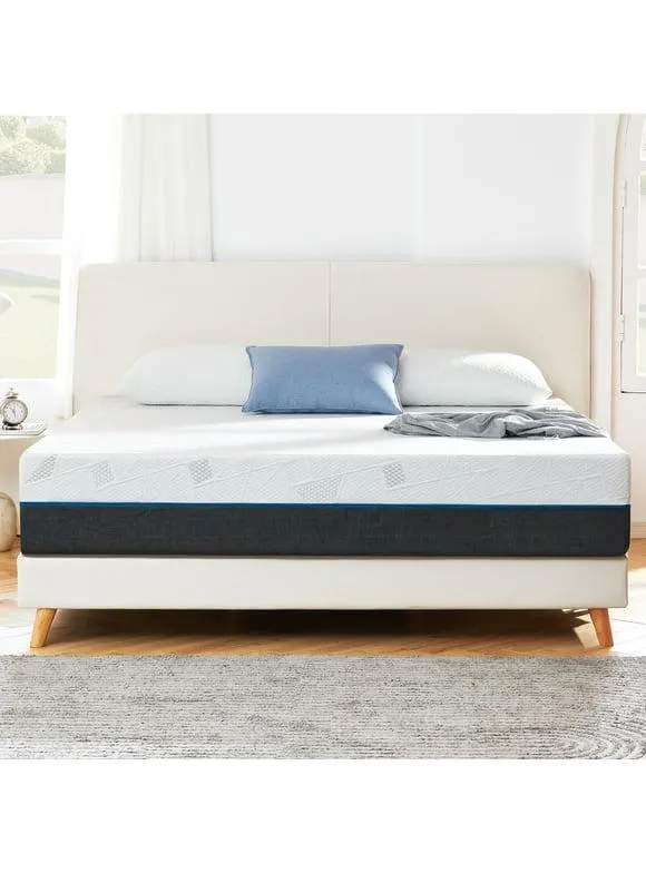 Queen Mattress, Madinog 10" Queen Size Memory Foam Mattress in a Box