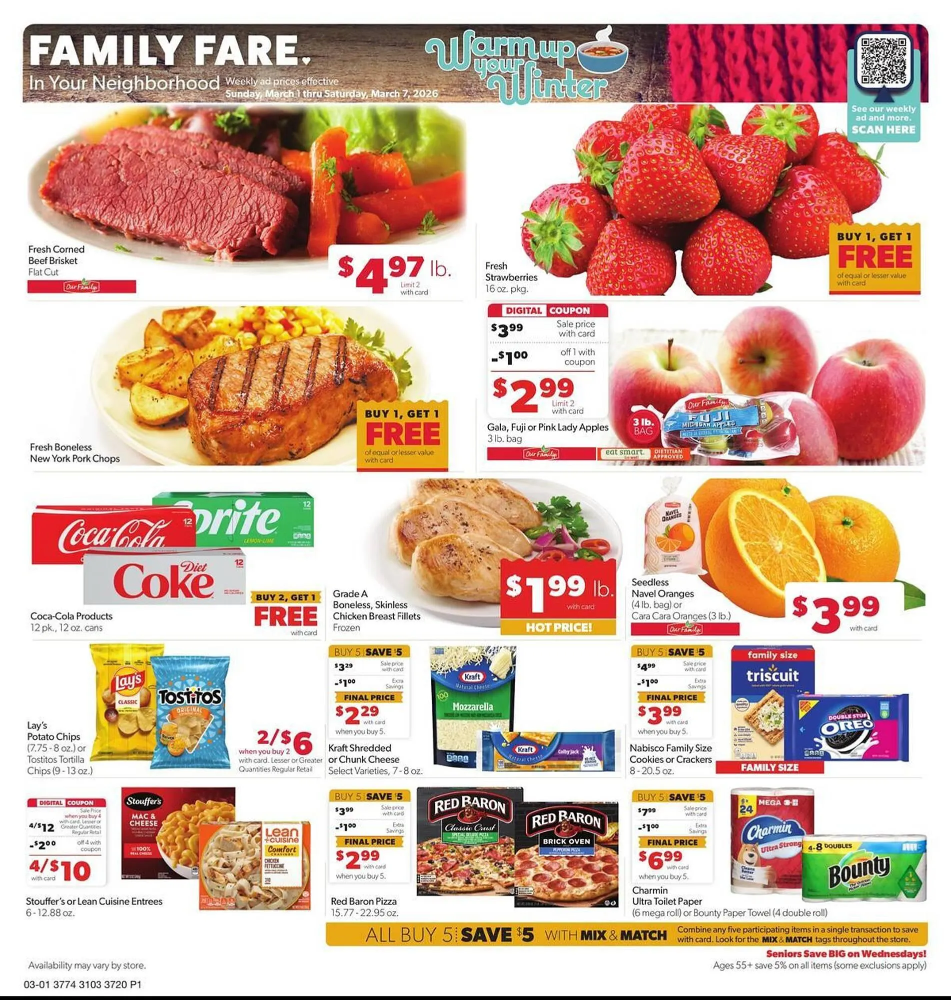 Weekly ad Family Fare weekly ad from March 1 to March 7 2026 - Page 1