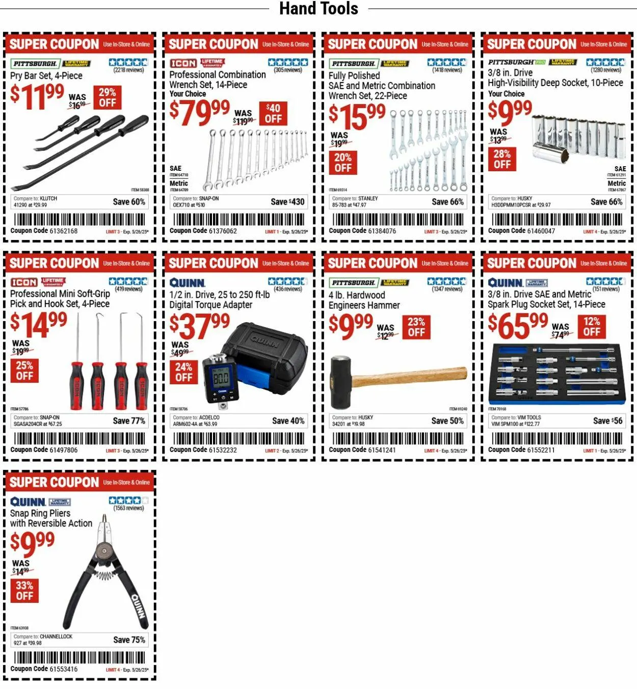 Weekly ad Harbor Freight from May 12 to May 21 2025 - Page 4