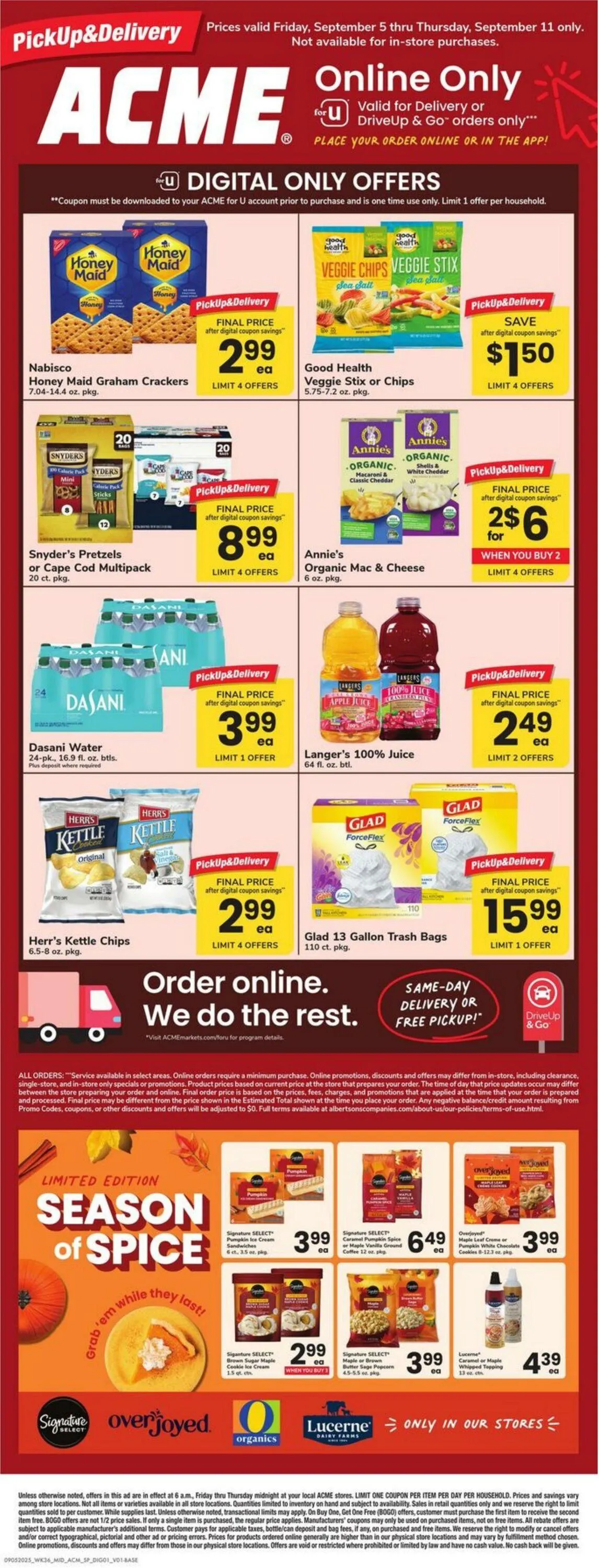 Weekly ad Acme Current weekly ad from September 5 to September 11 2025 - Page 1